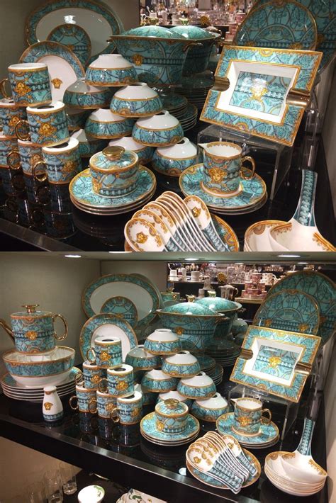 versace style dinner set|versace dinnerware set costco.